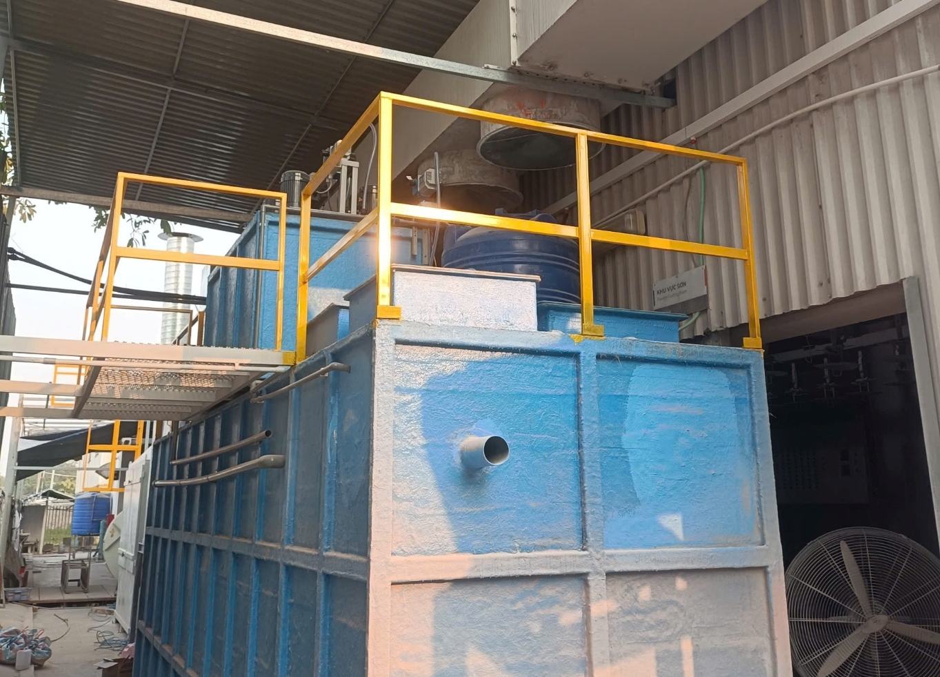 Trạm xử lý nước thải công nghiệp 15 m3 ngày đêm dạng module tại KCN Tiên Sơn, Bắc Ninh do ATL thi công